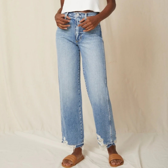 AMO Denim - AMO Wide Leg Crop